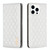 For iPhone 14 Pro Diamond Lattice Magnetic Leather Flip Phone Case(White) For iPhone 14 Pro Diamond Lattice Magnetic Leather Flip Phone Case(White)