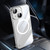 For iPhone 14 Electroplating Frameless Magsafe Magnetic PC Phone Case(Transparent)