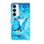 For Samsung Galaxy S23 5G 3D Painting Pattern TPU + PU Phone Case(Three Butterflies) For Samsung Galaxy S23 5G 3D Painting Pattern TPU + PU Phone Case(Three Butterflies)
