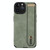 For iPhone 14 Pro Max Wrist Strap TPU Leather Phone Case(Green)