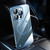 For iPhone 14 Pro Max Electroplating Frameless Magsafe Magnetic PC Phone Case(Sierra Blue)