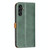 For Samsung Galaxy A14 5G Color Matching Double Sewing Thread Leather Phone Case(Green)