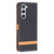 For Samsung Galaxy S23 5G Color Block Denim Texture Leather Phone Case(Black) For Samsung Galaxy S23 5G Color Block Denim Texture Leather Phone Case(Black)