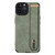 For iPhone 13 Pro Max Wrist Strap TPU Leather Phone Case(Green)