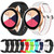 For Samsung Galaxy Watch5 40mm/44mm / Watch5 Pro Two-color Stitching Silicone Watch Band(Black+Green Line)