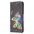 For Samsung Galaxy S23 5G Colored Drawing Pattern Leather Phone Case(Big Butterfly)