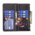 For Samsung Galaxy S23 Ultra 5G Colored Drawing Pattern Zipper Leather Phone Case(Bear)