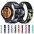 For Samsung Galaxy Watch5 40mm/44mm / Watch5 Pro Camo Nylon Loop Watch Band(Army Green Camouflage)