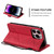 For iPhone 14 Pro Skin Feel Splicing Leather Phone Case(Red)