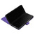 For Samsung Galaxy Z Fold3 5G Crossbody 3D Embossed Flip Leather Phone Case(Purple)
