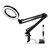 5X Magnifying Glass LED Folding Long Arm Clip Light Eye-protection USB Reading Lamp, Size: Small(Black)