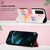 For TCL Stylus 5G PT003 Marble Pattern Flip Leather Phone Case(Galaxy Marble White LS004)