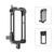 For Insta360 X3 PULUZ Metal Protective Cage Rig Housing Frame with Expand Cold Shoe Base & Tripod Adapter(Black)