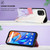 For UMIDIGI A13/A13 Pro/A13S PT003 Marble Pattern Flip Leather Phone Case(White Purple LS006)