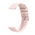 For Amazfit GTR 4 22mm Wavy Dotted Solid-Color Silicone Watch Band(Pink)