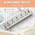 LDNIO SC10610 30W 10+6 Ports Multifunctional Travel Home Office Fast Charging Socket, Spec: UK Plug