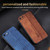 For iPhone SE 2022 / SE 2020 / 8 / 7 AZNS 3D Embossed Skin Feel Phone Case(Black)