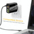 65W Dual PD Type-C + 3 x USB Multi Port Charger with 3A USB to Micro USB Data Cable, UK Plug(White)