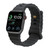 Reverse Buckle Silicone Watch Band for Apple Watch Series 9&8&7 41mm / SE 3&SE 2&6&SE&5&4 40mm / 3&2&1 38mm(Grey)