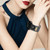 Reverse Buckle Silicone Watch Band for Apple Watch Series 9&8&7 41mm / SE 3&SE 2&6&SE&5&4 40mm / 3&2&1 38mm(Grey)