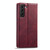 For Samsung Galaxy S21+ 5G LC.IMEEKE RFID Anti-theft Leather Phone Case(Red)