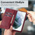 For Samsung Galaxy S21+ 5G LC.IMEEKE RFID Anti-theft Leather Phone Case(Red)