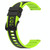 For Huawei Watch 3 22mm Two-Color Silicone Watch Band(Black+Lime Green)