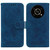 For Honor X9 / X9 5G Butterfly Rose Embossed Leather Phone Case(Blue)