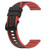 For Huawei Watch GT3 46mm 22mm Two-Color Silicone Watch Band(Black+Red)