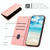 For Motorola Moto G42 Diamond Pattern Splicing Skin Feel Magnetic Phone Case(Rose Gold)