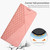 For Motorola Moto G42 Diamond Pattern Splicing Skin Feel Magnetic Phone Case(Rose Gold)