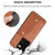 For vivo V25 5G / X80 Lite Double Buckle Magnetic Phone Case(Light Brown)