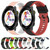 For Garmin Forerunner 158 20mm Two-Color Silicone Watch Band(Pink+White)