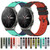 For Huawei GT2 Pro 22mm Two-Color Porous Silicone Watch Band(Red+Black)