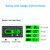 2m 50A 12V 48V Digital Display DC Current Voltmeter Lead-Acid Lithium Battery Charge Meter