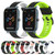 For Amazfit Pop Pro 20mm Two-Color Silicone Watch Band(Pink+White)