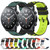 For Xiaomi MI Watch S1 Pro 22mm Two-Color Porous Silicone Watch Band(Black+Yellow)