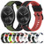 For Garmin Vivomove Sport 20mm Two-Color Silicone Watch Band(Olive Green + Black)