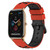 For Amazfit GTS 20mm Two-Color Silicone Watch Band(Black+Lime Green)