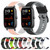 For Amazfit GTS 20mm Two-Color Silicone Watch Band(Black+Lime Green)