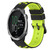 For Garmin Forerunner 645 Music 20mm Two-Color Silicone Watch Band(Black+Grey)