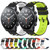 For Xiaomi MI Watch S1 22mm Two-Color Porous Silicone Watch Band(Black+Yellow)