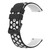For Huawei GT2 Pro 22mm Two-Color Porous Silicone Watch Band(Black+White)