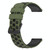 For Huawei Watch 3 Pro 22mm Two-Color Porous Silicone Watch Band(Army Green + Black)