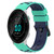 For Garmin Forerunner 158 20mm Two-Color Silicone Watch Band(Army Green + Black) For Garmin Forerunner 158 20mm Two-Color Silicone Watch Band(Army Green + Black)