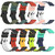For Samsung  Galaxy Watch4 Classic 46mm 20mm Two-Color Porous Silicone Watch Band(Black+Lime Green)