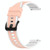 For Samsung Galaxy Watch4 44mm 20mm Two-Color Silicone Watch Band(Pink+White)