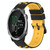 For Garmin Forerunner 645 Music 20mm Two-Color Silicone Watch Band(Black+Red)