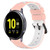 For Samsung Galaxy Watch Active2 44mm 20mm Two-Color Porous Silicone Watch Band(Pink+White) For Samsung Galaxy Watch Active2 44mm 20mm Two-Color Porous Silicone Watch Band(Pink+White)