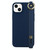 For iPhone 14 Wrist Strap Holder TPU Phone Case(Royal Blue)